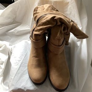 Brand new never worn zip up boots!